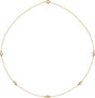 14K Yellow Gold 1/2 CTW Natural Diamond 5-Station 18" Necklace