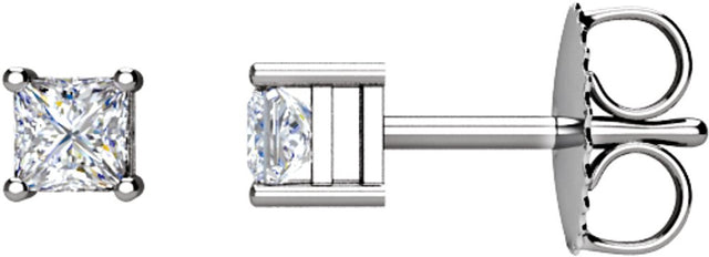 14K White Gold 1/3 CTW Natural Diamond Earrings