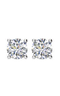14K White Gold 1/2 CTW Natural Diamond Earrings