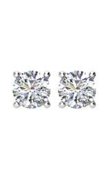 14K White Gold 1/4 CTW Natural Diamond Earrings