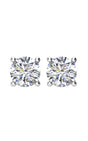 14K White 1/2 CTW Natural Diamond Earrings