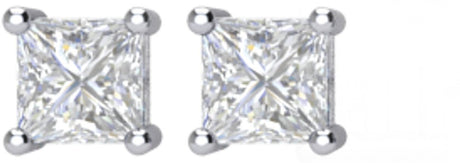 14K White Gold 1/6 CTW Natural Diamond Stud Earrings
