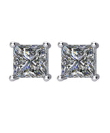14K White 3/4 CTW Natural Diamond Stud Earrings