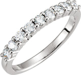 14K White Gold 1/2 CTW Lab-Grown Diamond Anniversary Band