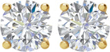 14K Yellow Gold 1/2 CTW Natural Diamond Stud Earrings