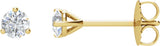 14K Yellow 3/4 CTW Natural Diamond Stud Earrings
