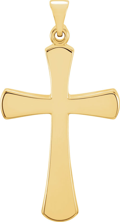 14K Yellow Gold Cross Pendant