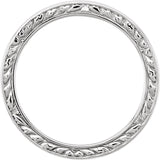 14K White Band Size 5.5