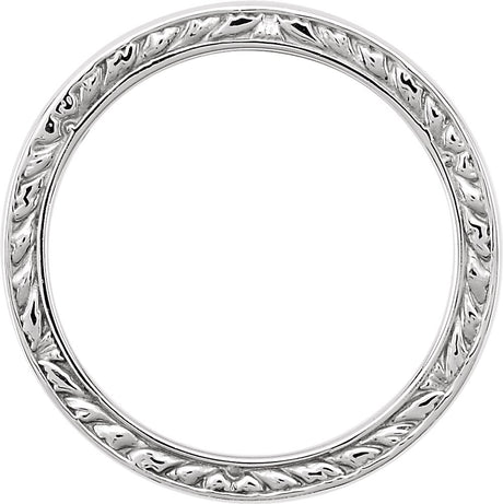 14K White Band Size 5.5