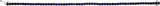 14K White Gold Lab-Grown Blue Sapphire Line 7.25" Bracelet
