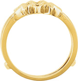 14K Yellow Ring Guard