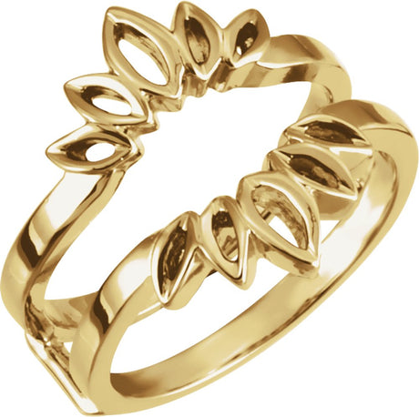 14K Yellow Ring Guard