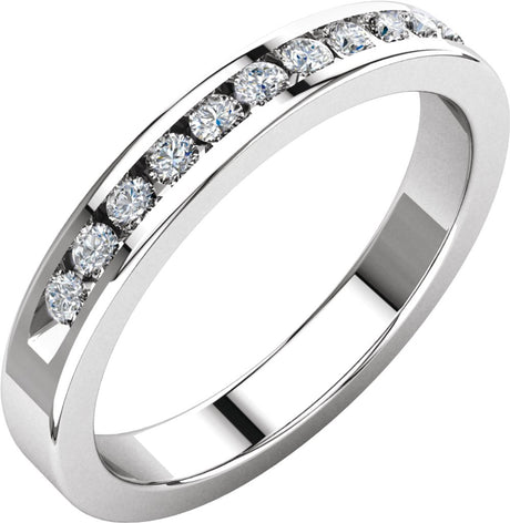 14K White 1/4 CTW Natural Diamond Anniversary Band