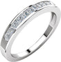 Platinum 1/2 CTW Natural Diamond Anniversary Band