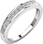 14K White 1/2 CTW Natural Diamond Anniversary Band