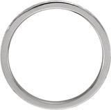 14K White Gold 2 mm Hand-Engraved Band Size 7