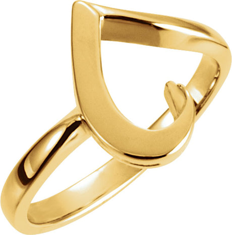 14K Yellow Freeform Ring