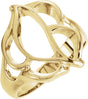 14K Yellow Freeform Ring