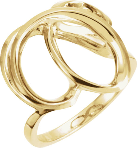 14K Yellow Freeform Ring