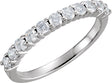 14K White Gold 7/8 CTW Natural Diamond Anniversary Band