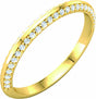 14K Yellow 1/5 CTW Natural Diamond Band