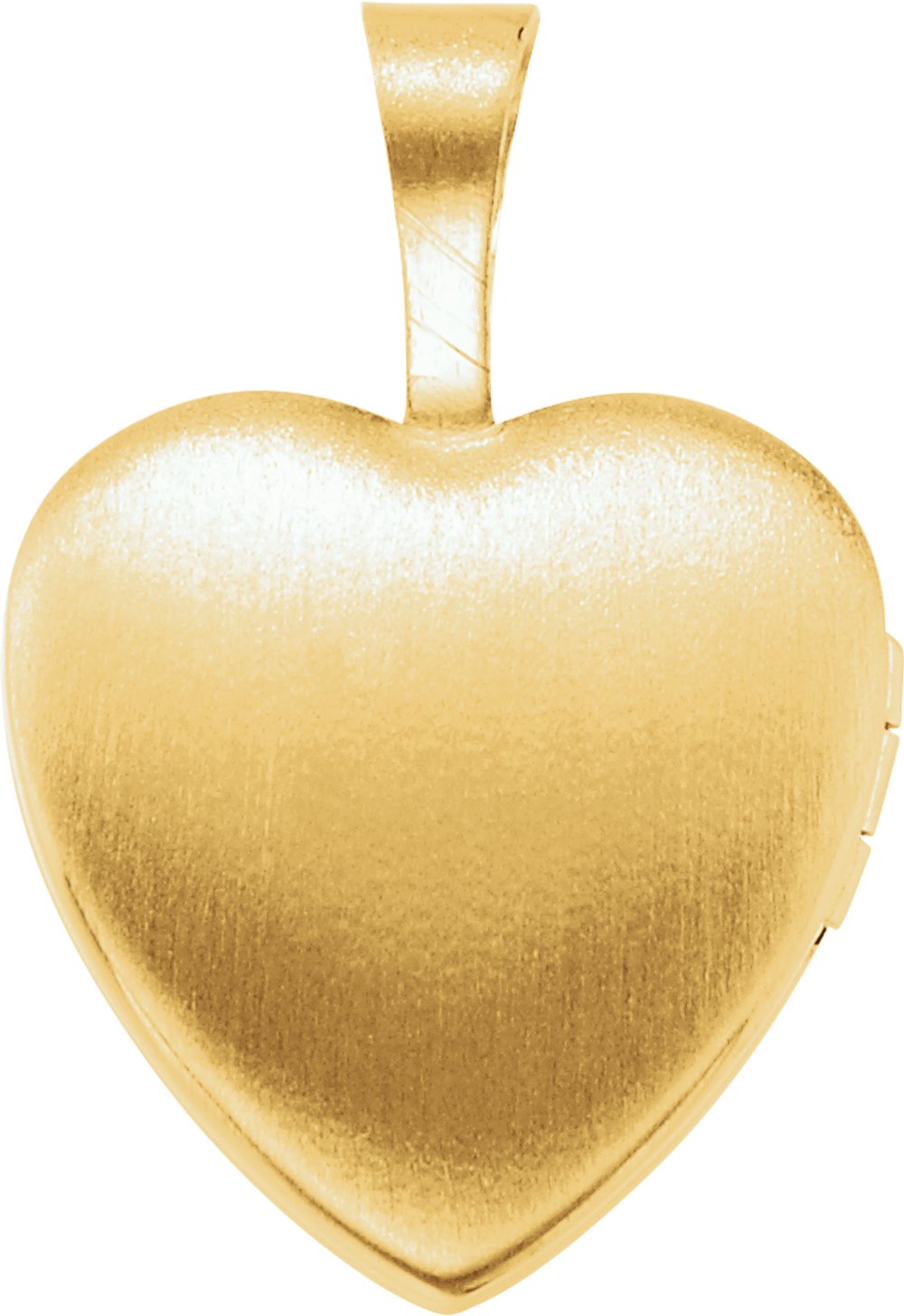 14K Yellow Gold-Plated Sterling Silver Heart Cross Locket