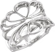 14K White Ring Guard
