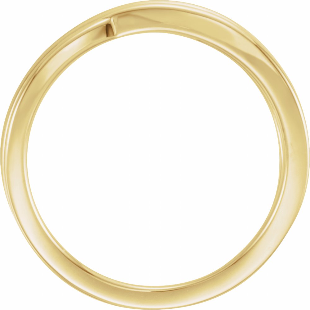 14K Yellow Gold Criss-Cross Ring