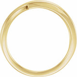 14K Yellow Gold Criss-Cross Ring