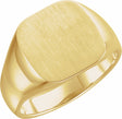14K Yellow 14 mm Signet Ring
