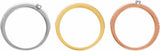 14K White/Yellow/Rose Gold 3/8 CTW Natural Diamond Stackable Rings - Set of 3