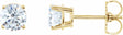 14K Yellow 2 CTW Natural Diamond Earrings