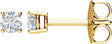 14K Yellow Gold 1/4 CTW Natural Diamond Earrings