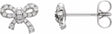 14K White Gold 1/5 CTW Natural Diamond Earrings