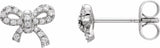 14K White Gold 1/5 CTW Natural Diamond Earrings