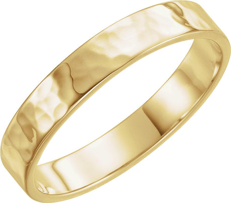 14K Yellow 4 mm Flat Band Size 9.5