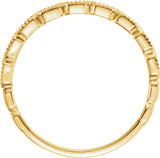 14K Yellow Gold .08 CTW Natural Diamond Ring