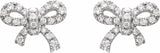 14K White 1/5 CTW Natural Diamond Earrings