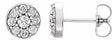 14K White Gold 3/8 CTW Lab-Grown Diamond Earrings