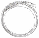14K White Gold 1/6 CTW Natural Diamond Ring