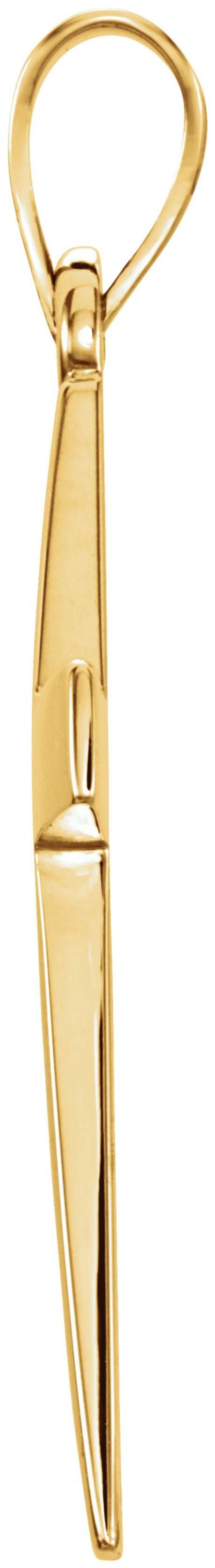 10K Yellow Gold Cross Pendant