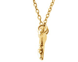 14K Yellow Branch Bar 16-18" Necklace