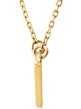 14K Yellow Geometric V 16 1/2" Necklace