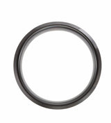 Black Immerse-Plated Tungsten 8 mm Beveled-Edge Inlay Comfort-Fit Band Size 7
