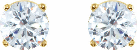 14K Yellow Gold 1/4 CTW Natural Diamond Earrings