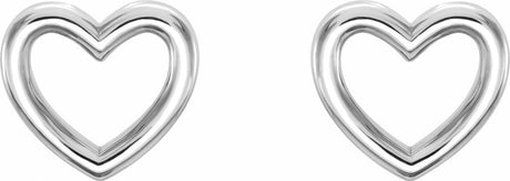 Sterling Silver Heart Earrings