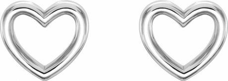 Sterling Silver Heart Earrings