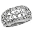 Platinum 3/8 CTW Natural Diamond Anniversary Band