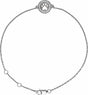 Sterling Silver 1/10 CTW Natural Diamond 7" Bracelet