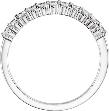14K White Gold 1/3 CTW Natural Diamond Anniversary Band